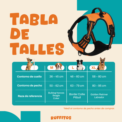 Arnes Anti-Tirones Reflectante