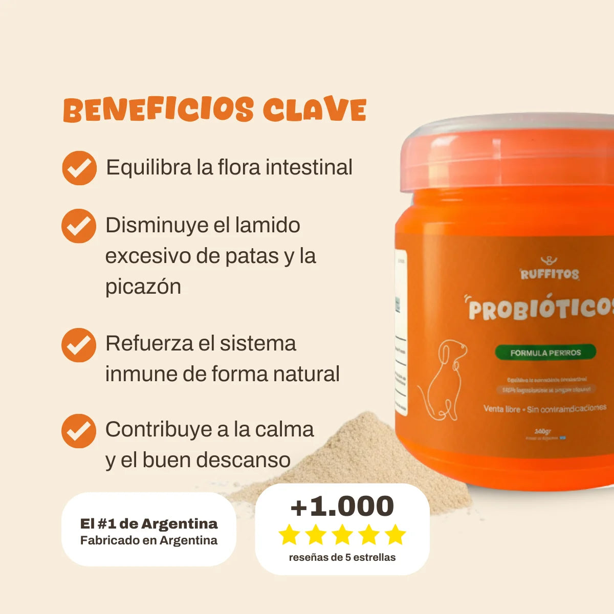 Probioticos para perros | Fortalecé la salud de tu perrhijo desde adentro