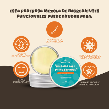 Balsamo para patas y hocico